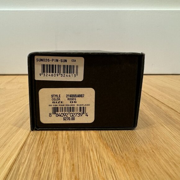 Sunday Somewhere Pink Square Sunglasses Rose Women's NEW - Picture 9 of 9